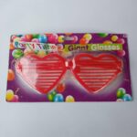 giant heart glasses